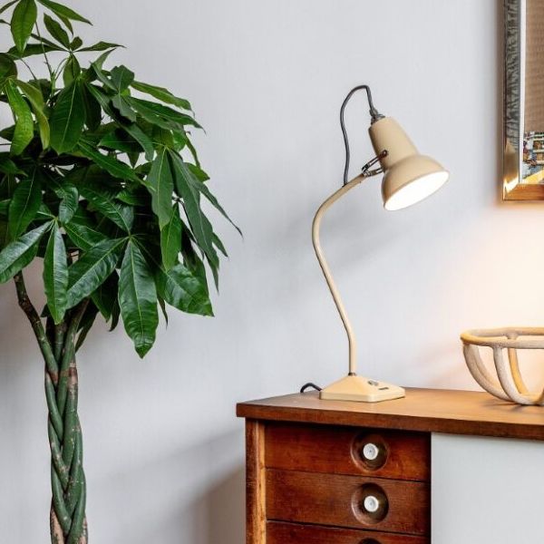 Anglepoise Table Lamp, National Trust Buttermilk Yellow