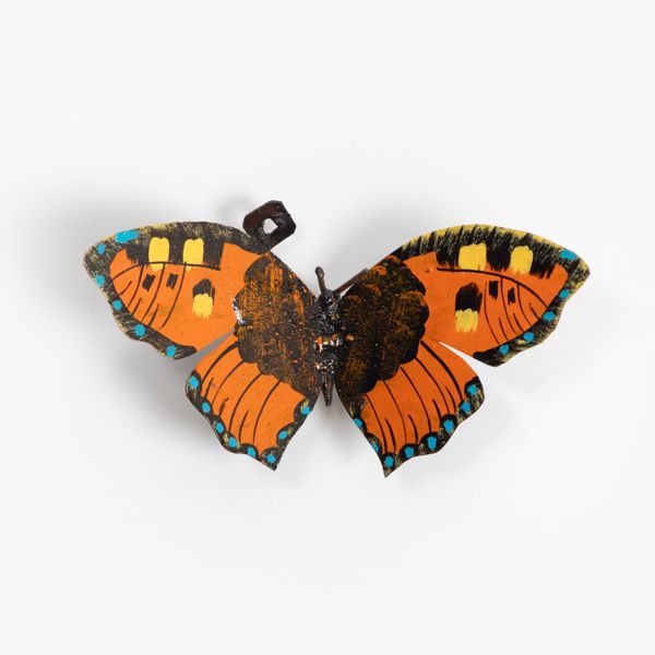 Butterfly Sculpture on Wall, Set of 2