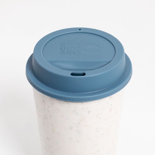 Circular & Co 12oz Chalk and Rockpool Blue Reusable Now Coffee Cup