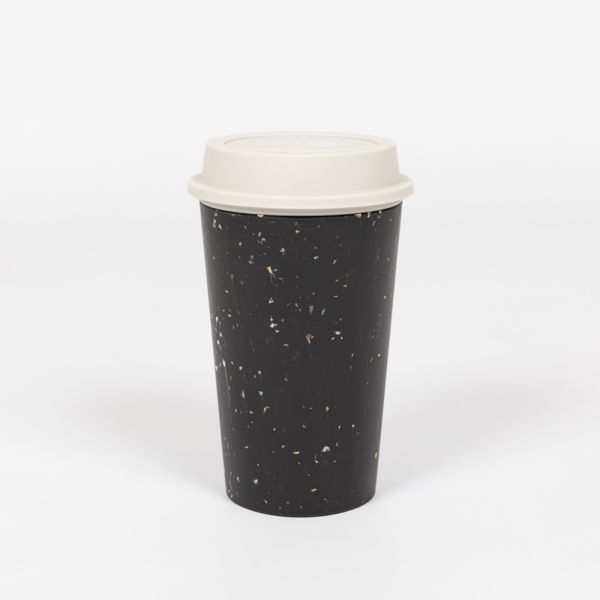 Circular & Co 12oz Grey and Pebblestone White Reusable Now Coffee Cup