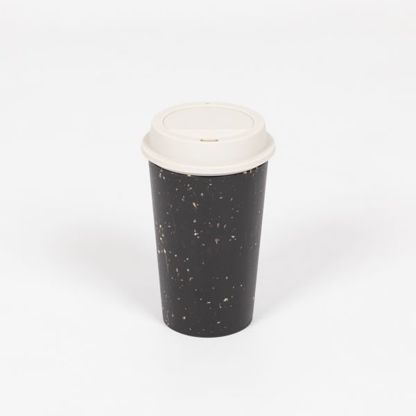 Circular & Co 12oz Grey and Pebblestone White Reusable Now Coffee Cup