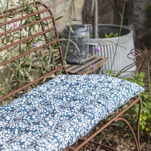 National Trust Bench Seat Pad, Bluebells