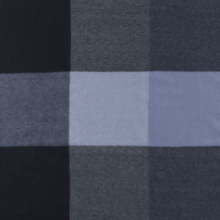 National Trust Blue and Lilac Woven Check Scarf