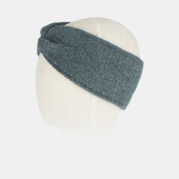 National Trust Sage Twisted Knot Knitted Headband