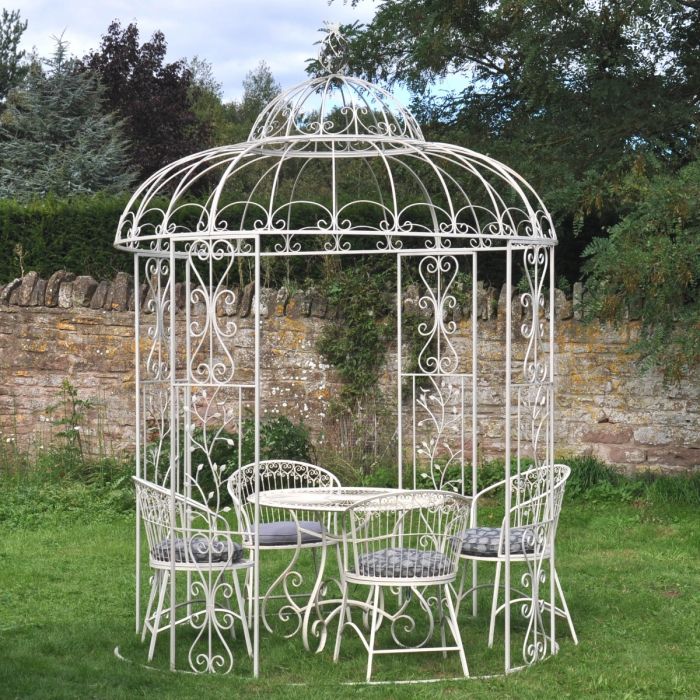 Birds Garden Gazebo, Cream