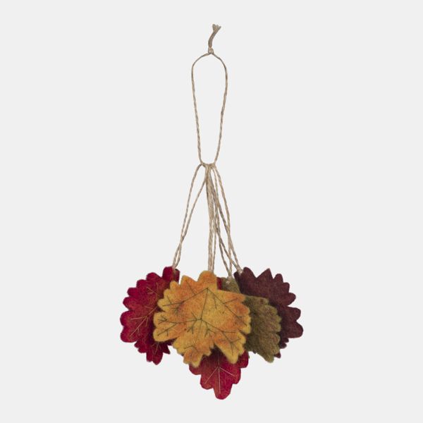 Felt so Good Hanging Maple Leaves, Set of 5