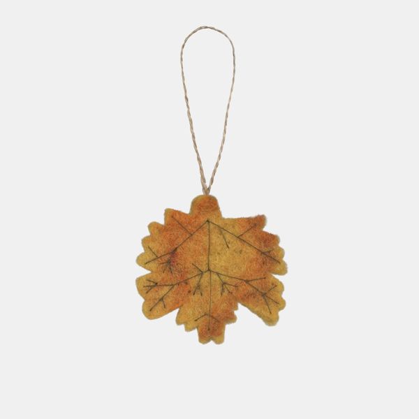 Felt so Good Hanging Maple Leaves, Set of 5