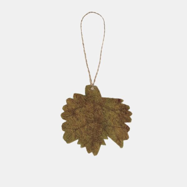 Felt so Good Hanging Maple Leaves, Set of 5