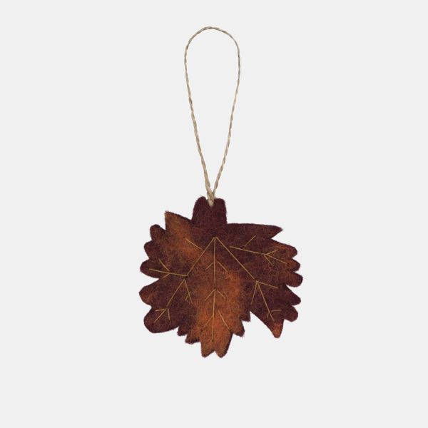 Felt so Good Hanging Maple Leaves, Set of 5