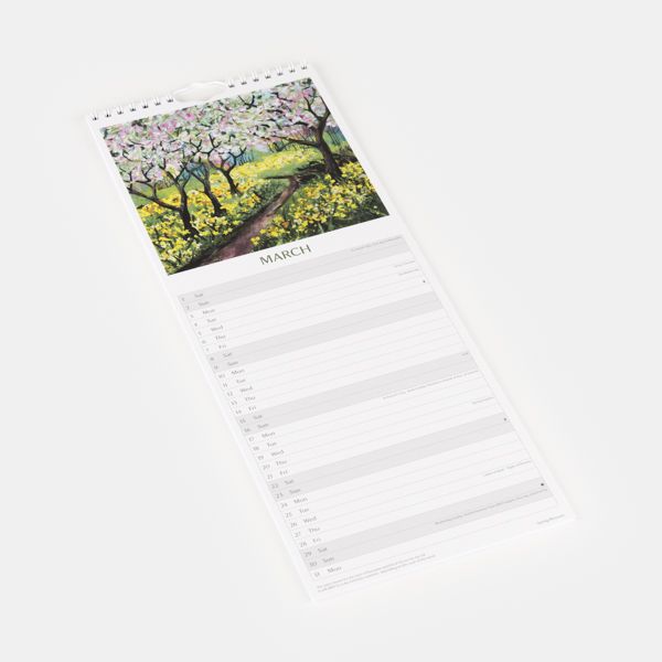 National Trust Kate Findlay Slim Calendar 2025 National Trust Shop