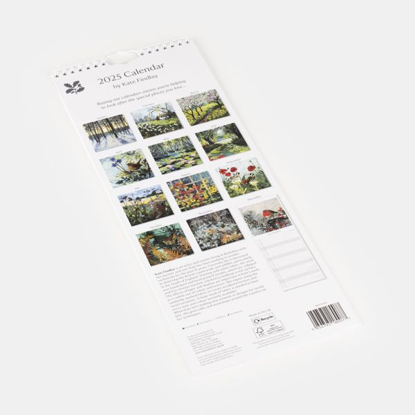 National Trust Kate Findlay Slim Calendar 2025 National Trust Shop