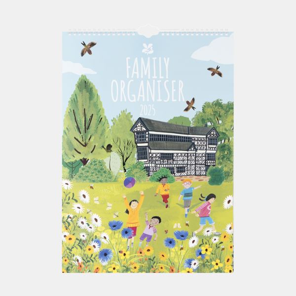 National Trust A3 Family Organiser Calendar 2025 National Trust Shop