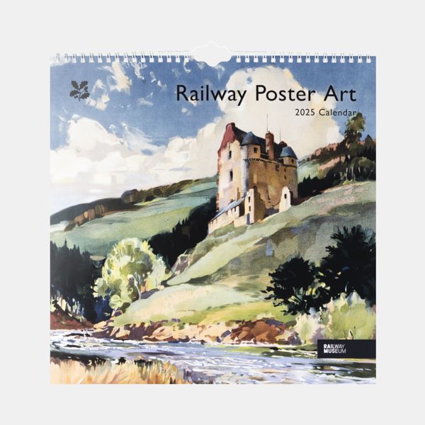 National Trust Railway Poster Art Calendar 2025 National Trust Shop