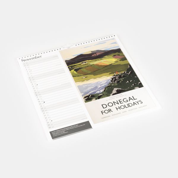 National Trust Railway Poster Art Calendar 2025 National Trust Shop