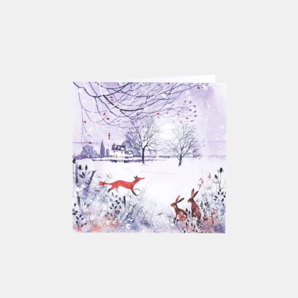 National Trust Illustrated Animals Christmas Cards Value Pack, Box of 30