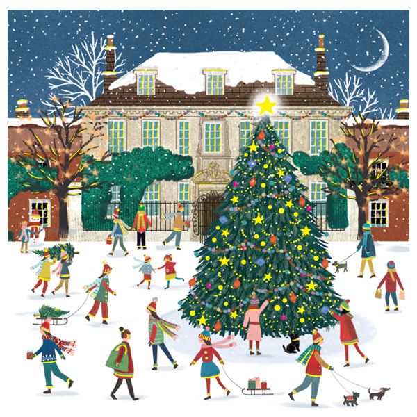 National Trust Mompesson House Christmas Cards, Box of 10