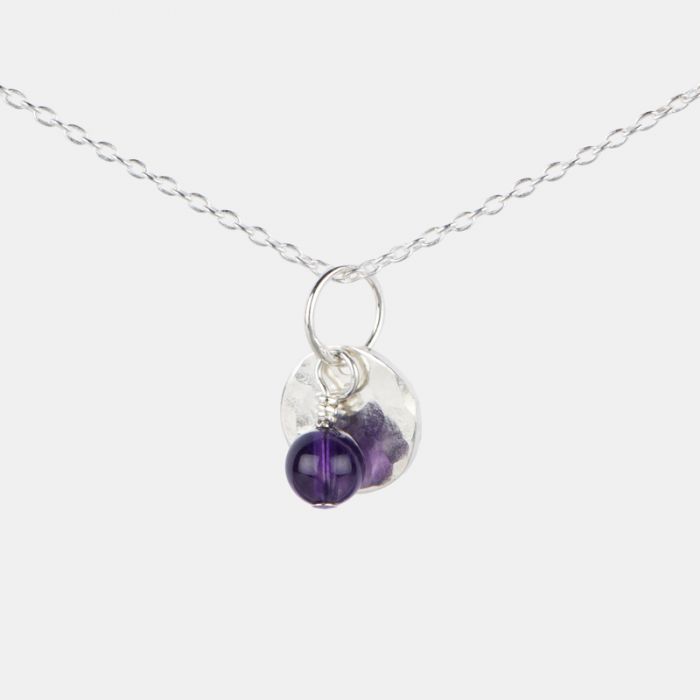 The Old Farmhouse Jewellery Amethyst Sterling Silver Necklace