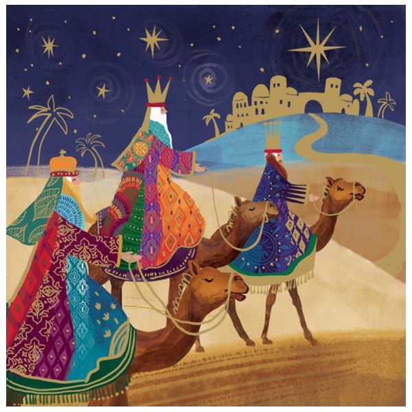 National Trust Three Wise Men Christmas Cards, Box of 10