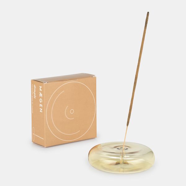 Maegen Glass Dimple Incense Holder