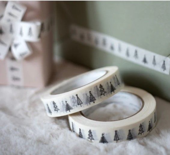 Christmas Forest Kraft Paper Tape