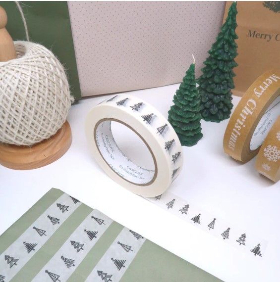 Christmas Forest Kraft Paper Tape