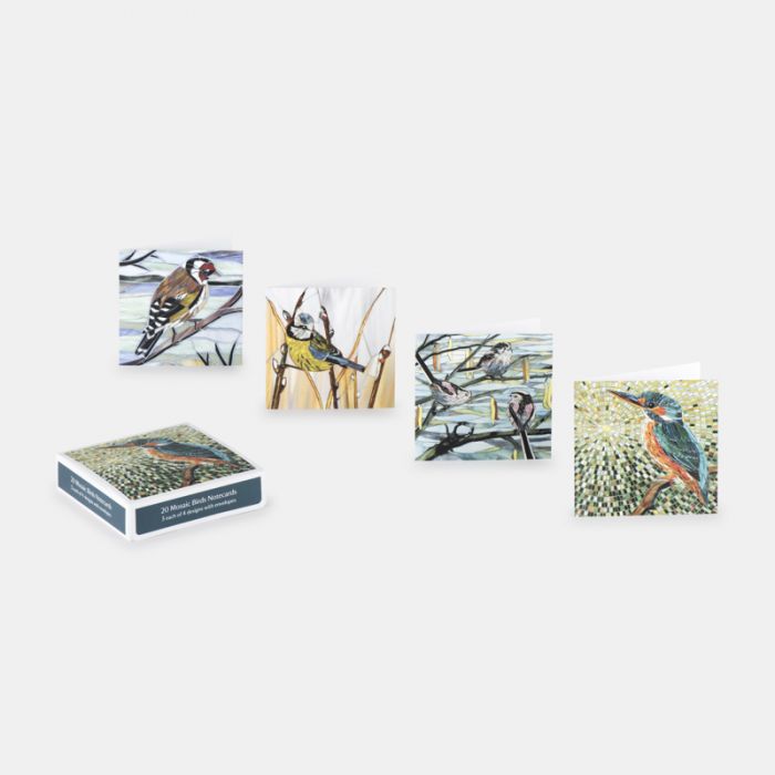 Mosaic Birds Notecards by Lizzie Tucker x20