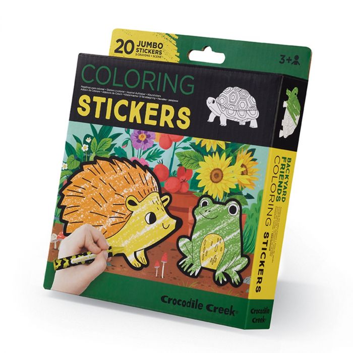 Backyard Friends Colouring Stickers