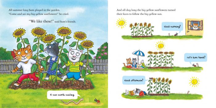 Sam Plants a Sunflower Children's Book