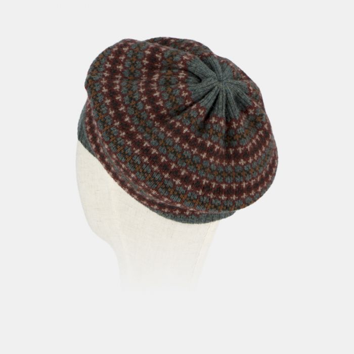 Robert Mackie Fairisle Knit Morar Beret