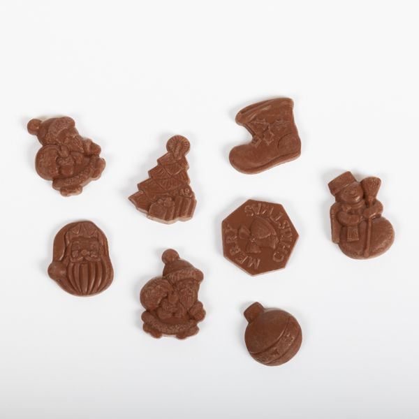 christmas chocolate shapes