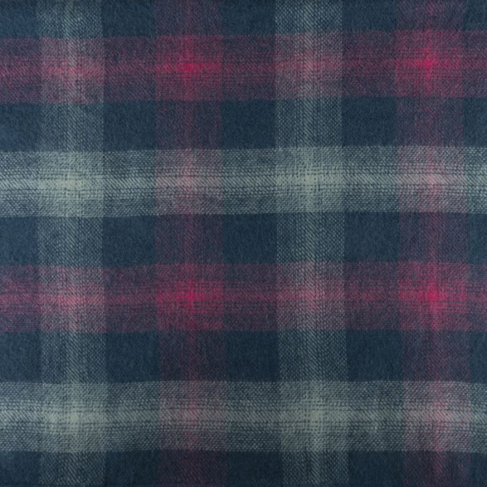 National Trust Teal and Pink Check Waterproof Backed Picnic Rug