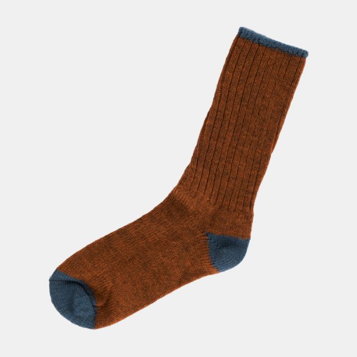 Croft Wool Socks, Rust