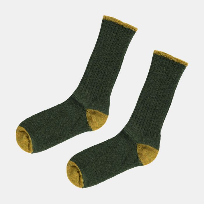 Croft Wool Socks, Green