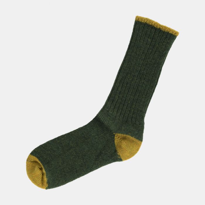 Croft Wool Socks, Green