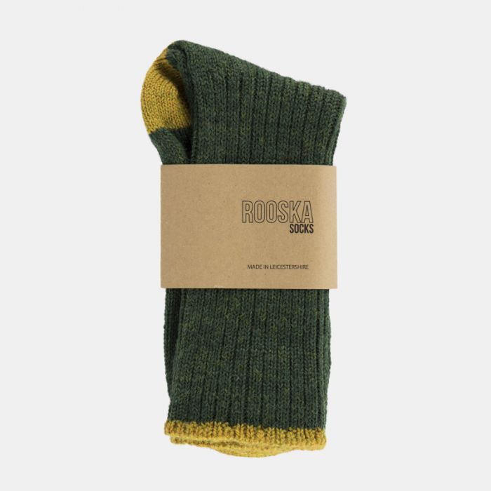 Croft Wool Socks, Green