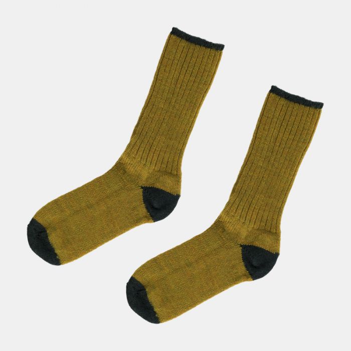 Croft Wool Socks, Mustard