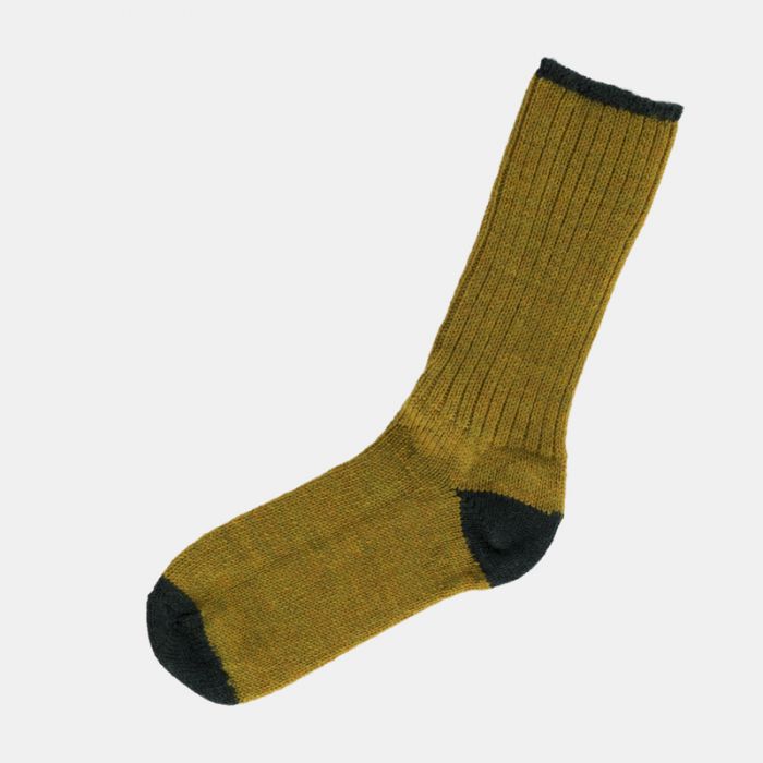 Croft Wool Socks, Mustard