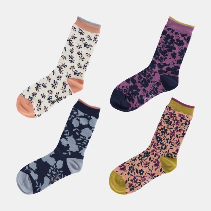 Thought Floral Bamboo Socks Gift Box