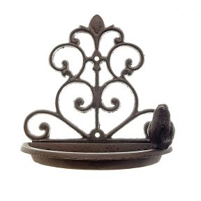 Cast Iron Wall Mounted Bird Feeder