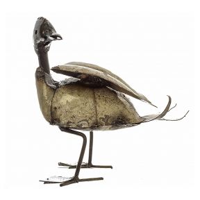 White Duck Metal Sculpture