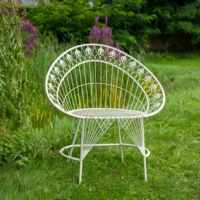 Blaisdon Highback Chair, Cream