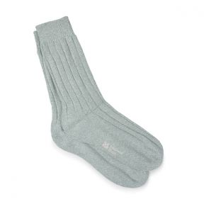 National Trust Bamboo Cotton Boot Socks, Sea Mist