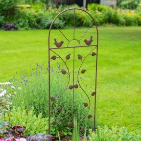 Bird Leaf Trellis, Set of 3