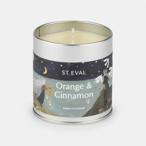 St Eval Orange and Cinnamon Tin Candle 