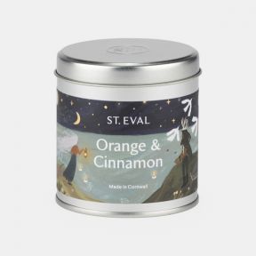 St Eval Orange and Cinnamon Tin Candle 