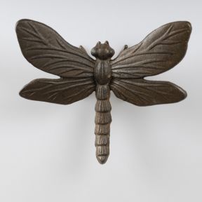 Cast Iron Dragonfly Sculpture