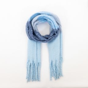 Brushed Stripe Scarf, Ice