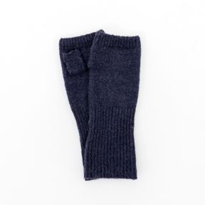 National Trust Knitted Wrist Warmers, Navy