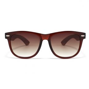 Woodspex Shelby V Coffee Frame Walnut Sunglasses