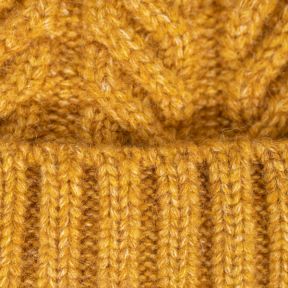 National Trust Knitted Beanie, Mustard